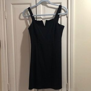 Black mini dress